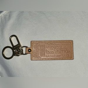 SOLD Louis Vuitton Vachetta Key Charm Tag